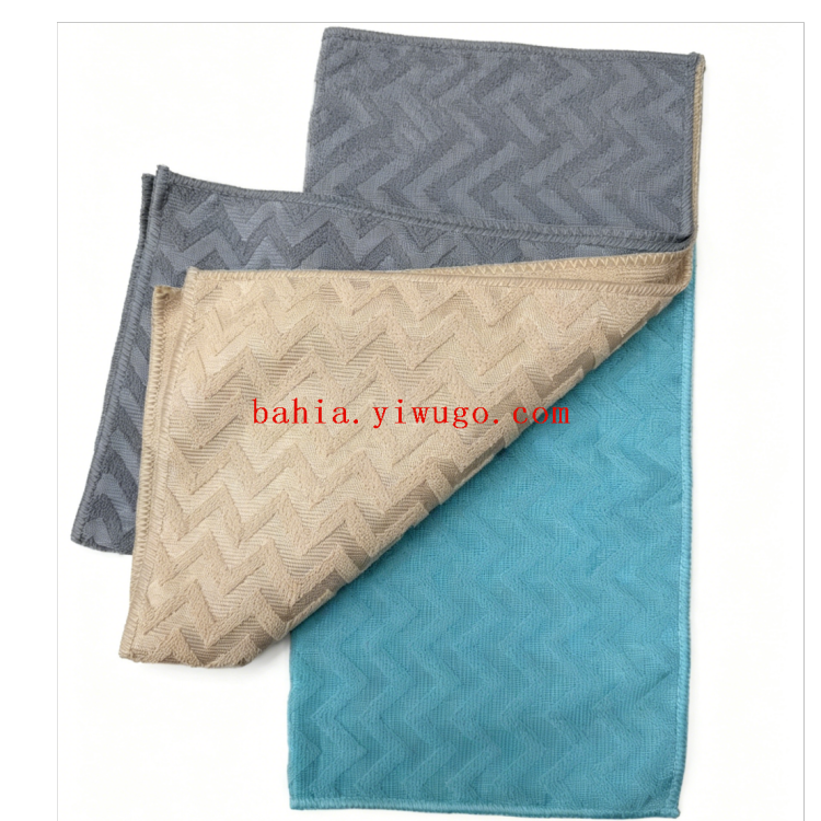 Superfine fiber absorbent cleaning cloth, glass cleaning cloth, large pearl jacquard 3-piece set Application Scenario