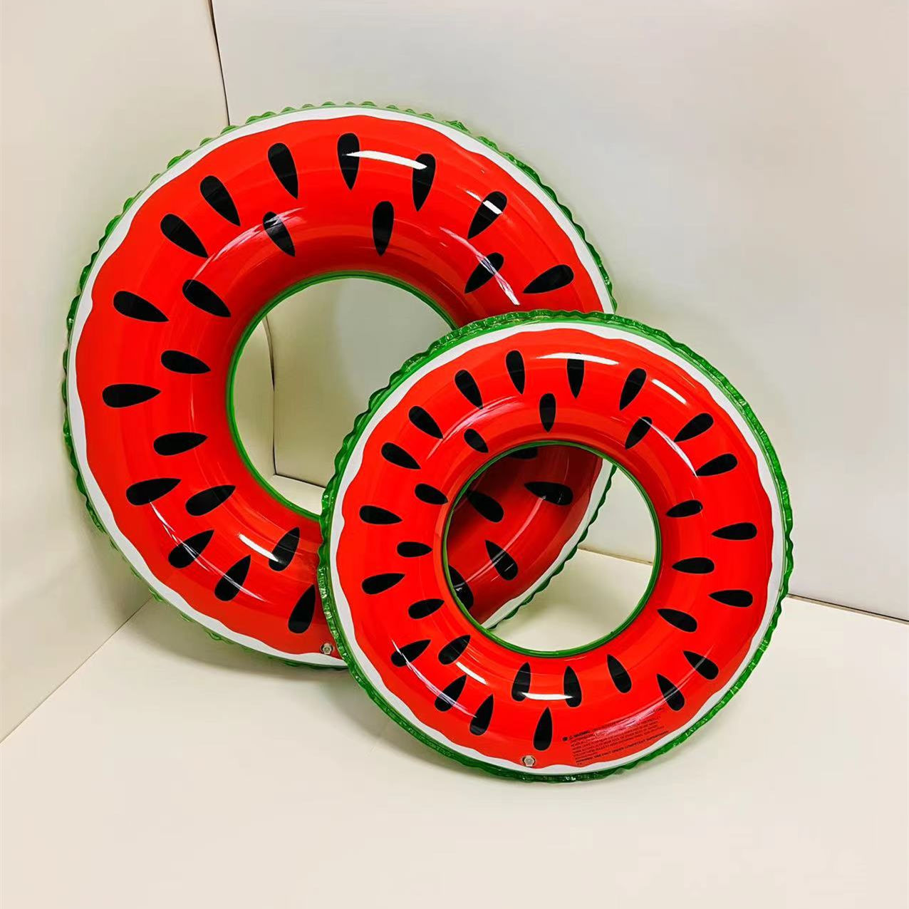 Watermelon swimming rings, thickened adult armpit rings, inflatable life rings, water rafting, children's watermelon swimming rings wholesale