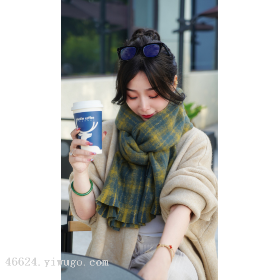 Cross-border scarf wholesale, new 40-loop yarn series, dreamy country style, e-commerce live streaming supply chain Application Scenario