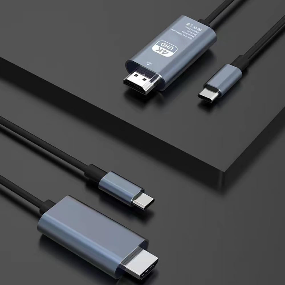 Type-c to hdmi screen projection cable for mobile phones, tablets, computers, Switch game consoles, usb high-definition 4k simultaneous screen conversion cable