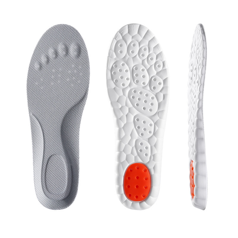 The insoles are made of PU, thickened arch support, sports air cushion, shock-absorbing and sweat-absorbing GEL, suitable for both men and women Application Scenario