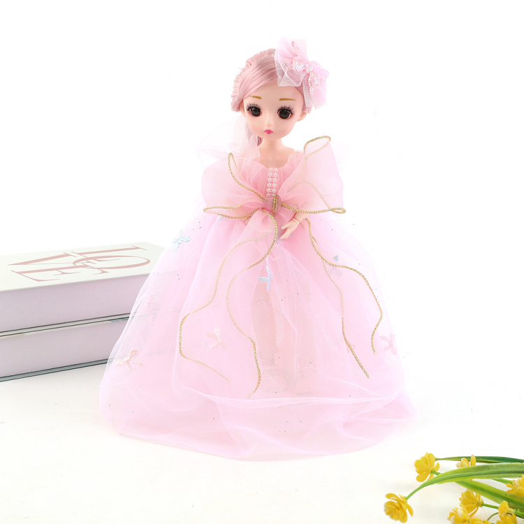 30 cm wedding dress dress-up doll large gift box set, girl princess play house toys, birthday gifts, training institution gifts Item Picture