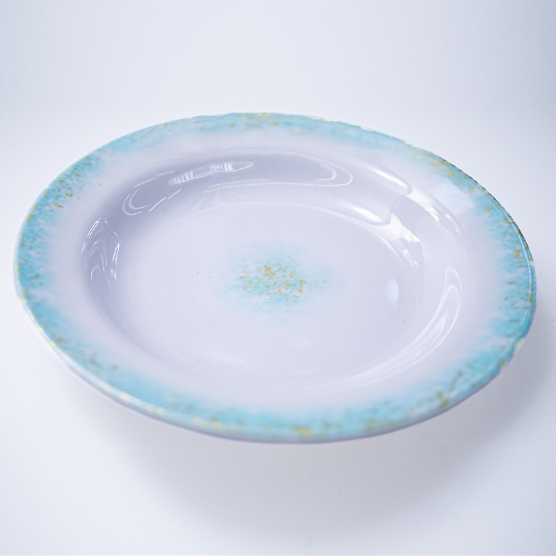 Wholesale of melamine tableware plates for commercial hotels, hot pot restaurants, and cold dish plates in Ningbo, Guangdong Application Scenario