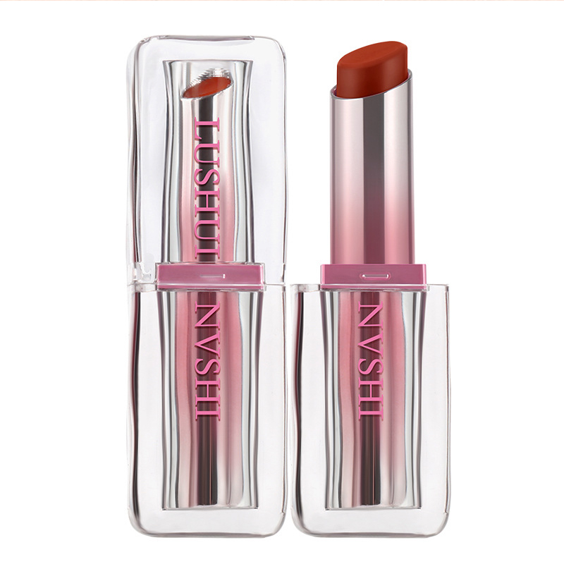 Velvet matte lipstick whitening and moisturizing formula, non-fading, soft texture, elegant lips Item Picture