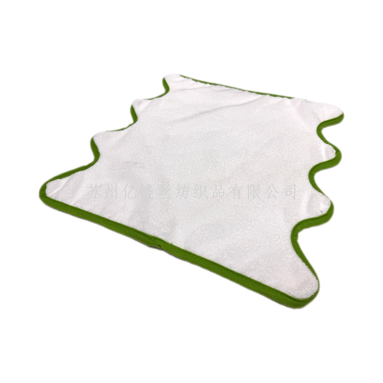 China中国义乌经编双面精梳超细纤维毛巾布针织异形包边吸水浴袍厨房家务擦车布