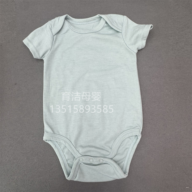 3-piece set of summer baby halter tops for boys and girls, pure cotton Class a baby clothes, one-piece hatchcoat for babies Item Picture