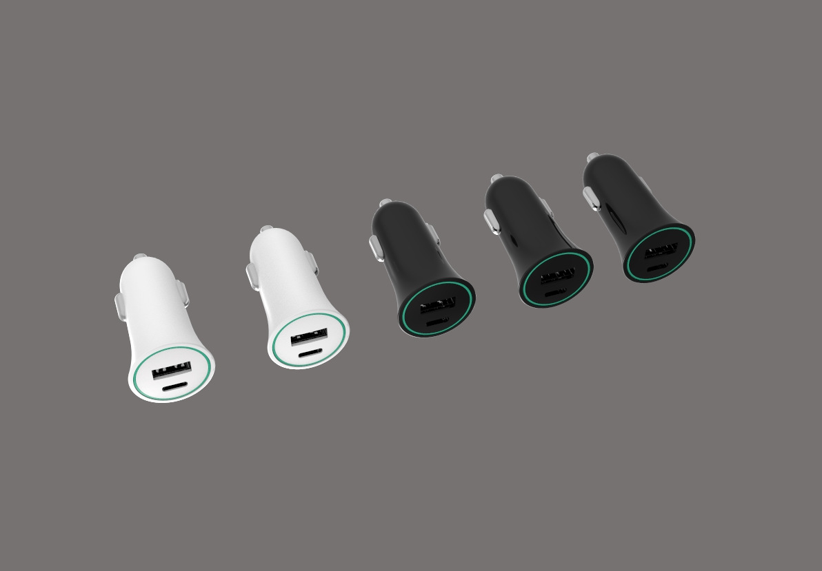 车载手机充电器实物图