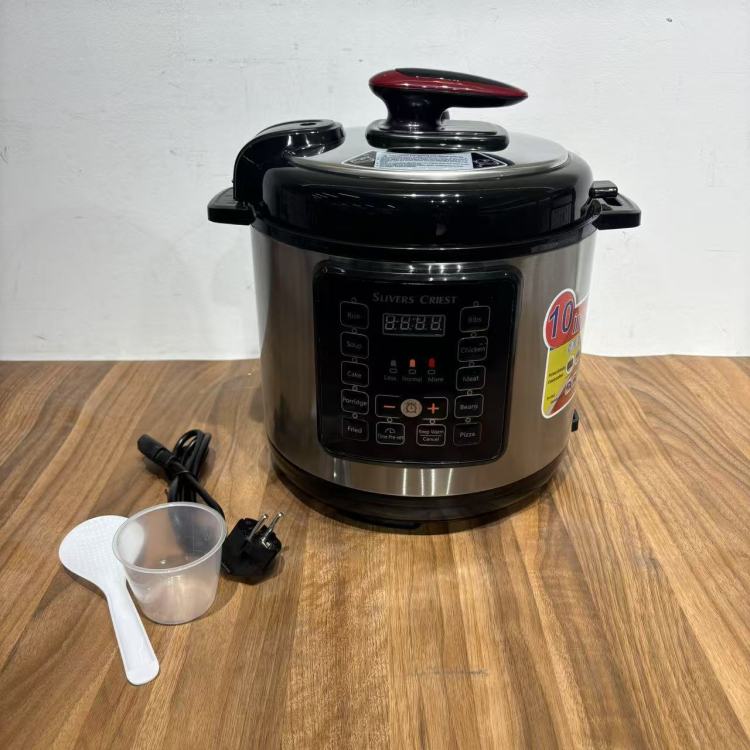 美的电压力锅锅/美的电压力锅4L/高压锅/美的电压力锅白底实物图