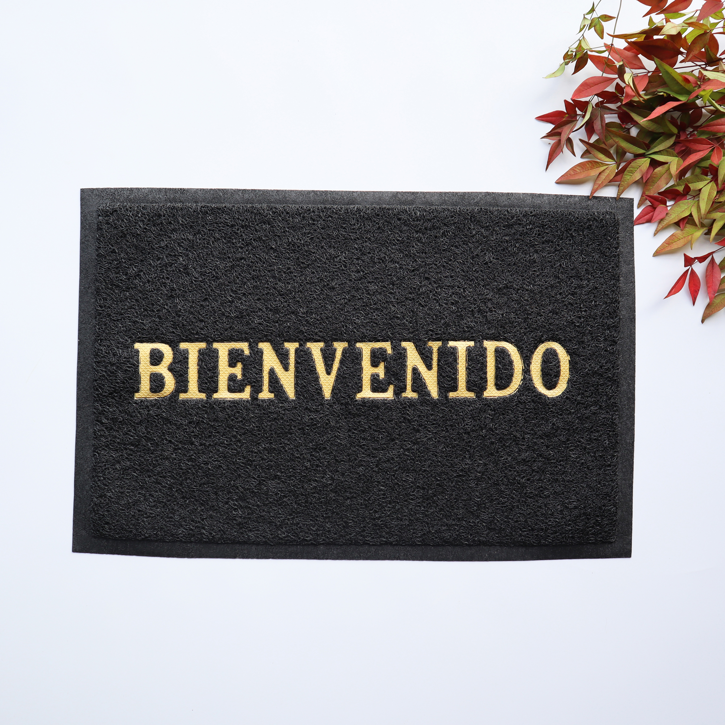 PVC brushed floor mat 3A spine-blown entry and exit safety floor mat, entrance door mat, dust-proof and water-absorbing foot mat details Picture