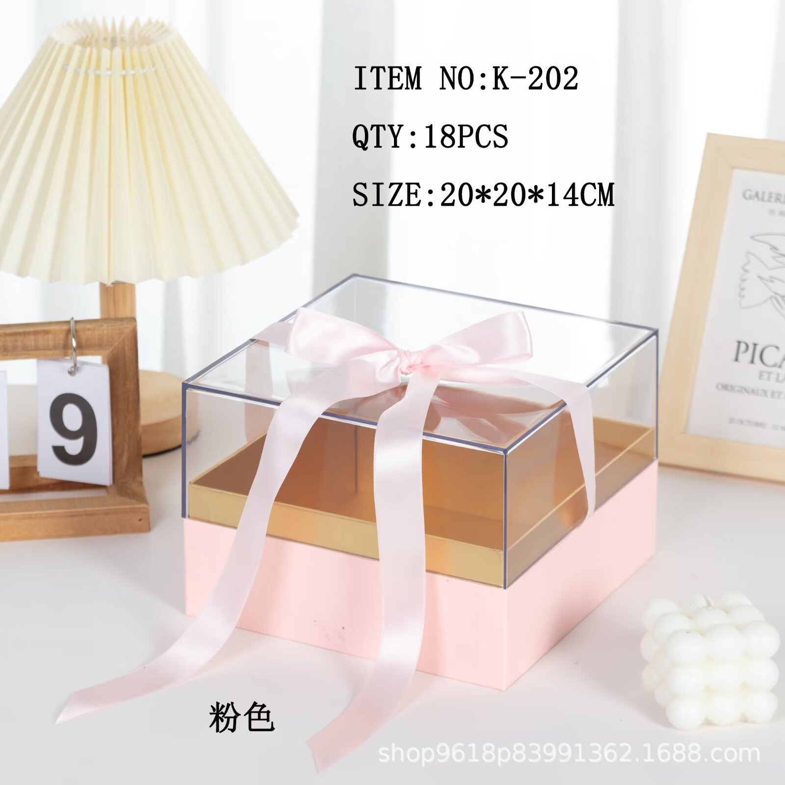 Square acrylic gift boxes, wedding candies, souvenirs, gifts, return gifts, whole piece wholesale, high-end feel Item Picture