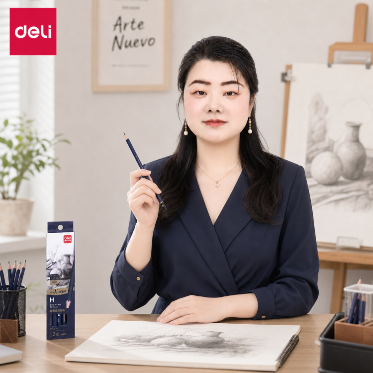 رصاص مصنوع من الجرافيت المقوى ذو ستة قرون من أجل الرسم الرسم والرسم