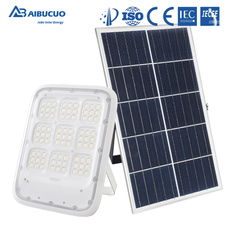 AIBUCUO Jubo brand high-quality export solar floodlights, solar lighting lamps, LED remote control, super bright Application Scenario