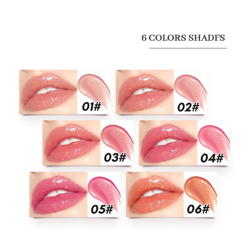Water Gloss Mirror Lip gloss with a transparent, slightly sparkling pearlescent effect, non-sticky and long-lasting moisturizing and nourishing lip gloss MSDS Specification image