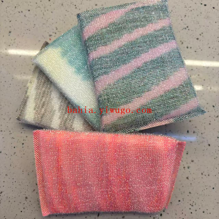 Multi-functional cleaning supplies set: dishwashing, scouring pad, pot brush, kitchen cleaning tools, pot brush, sponge, rag, cleaning cotton, bahia Application Scenario