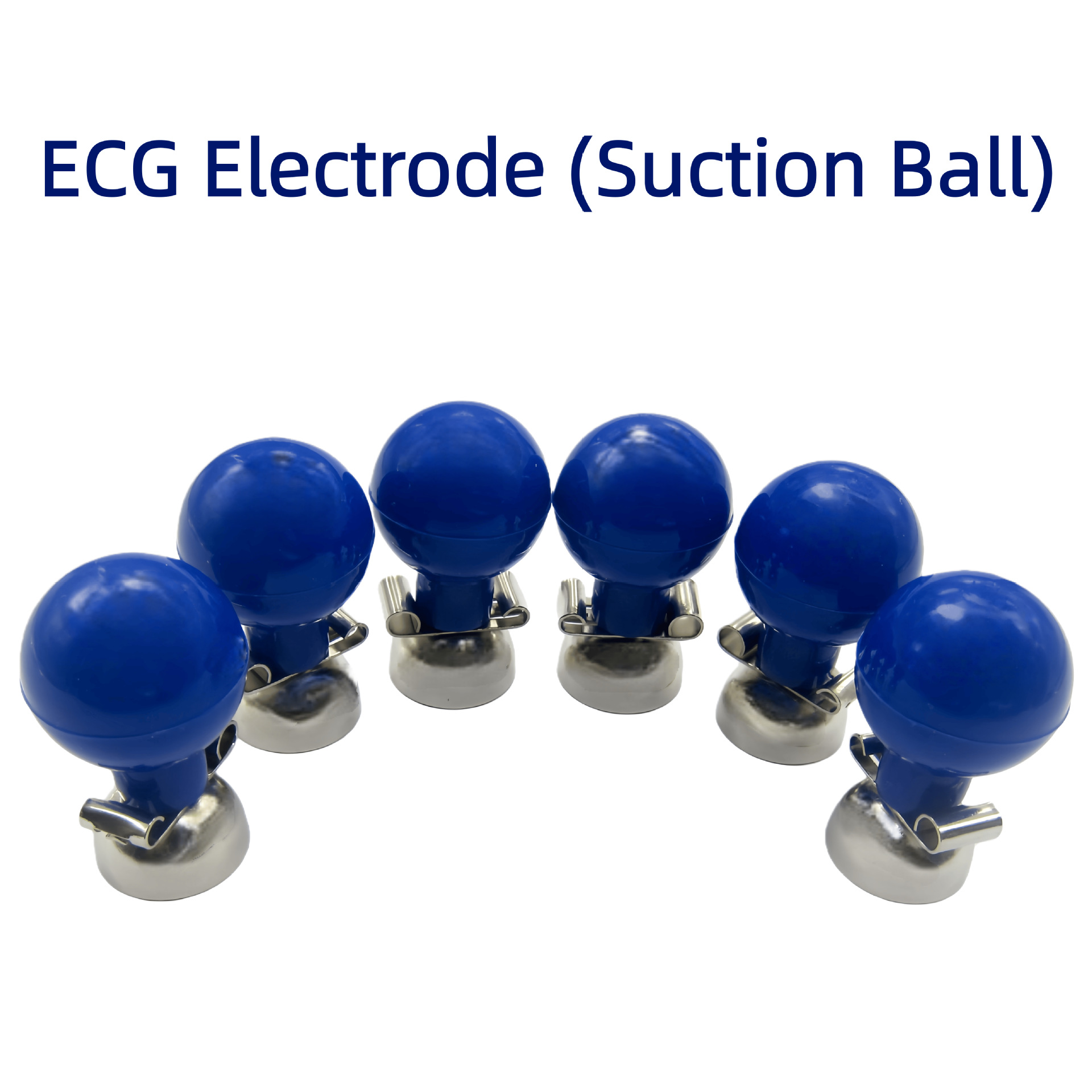 Electrocardiogram Electrode suction ball chest suction ball base ECG Electrode blue electrocardiogram suction ball for export full figure