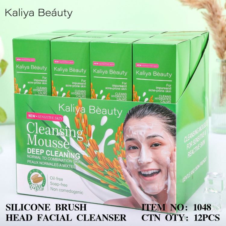 kaliya beauty Cross-border Cosmetics Facial Cleansing Mousse Skin Care Moisturizing Facial Cleanser Cosmetics in stock details Picture