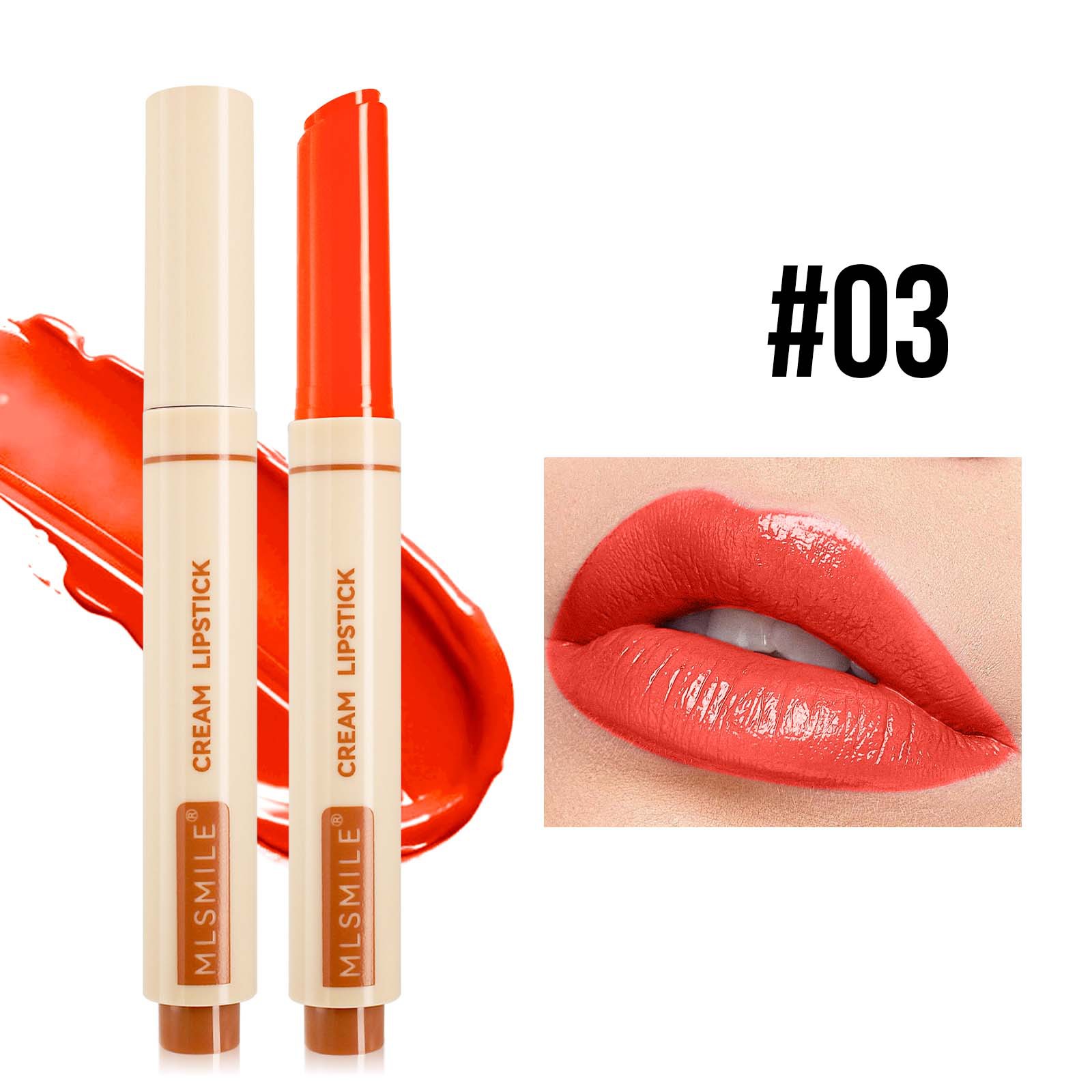 Press the mirror watercolor lip gloss, moisturizing and nourishing solid lip balm Specification image