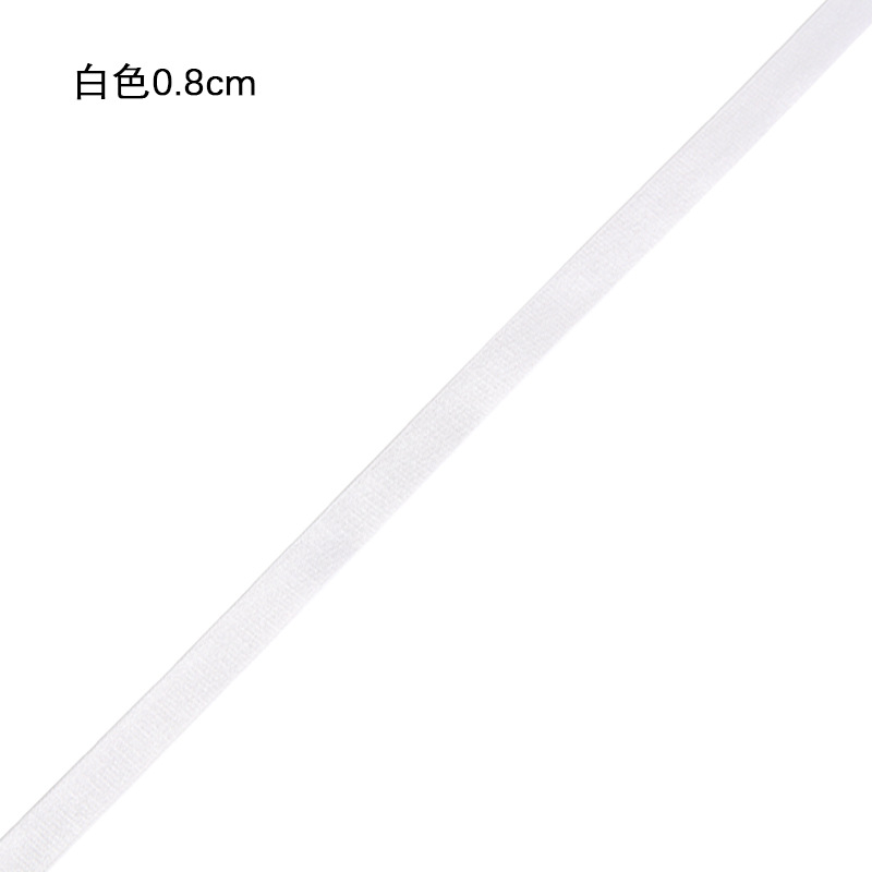 Black and white polyester matte smooth shoulder straps, beautiful back clothing accessories, waist and head ornaments, elastic bands, children's clothes, multi-purpose Item Picture