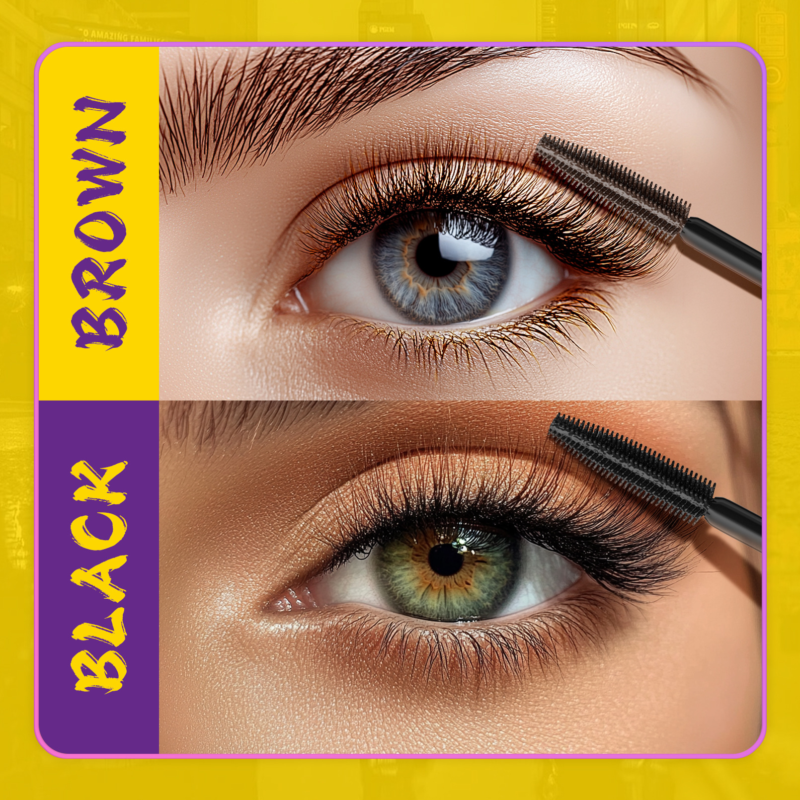 Full and curly eyelash mascara - long, dense, waterproof, non-transferable and long-lasting 4D eyelashes Specification image