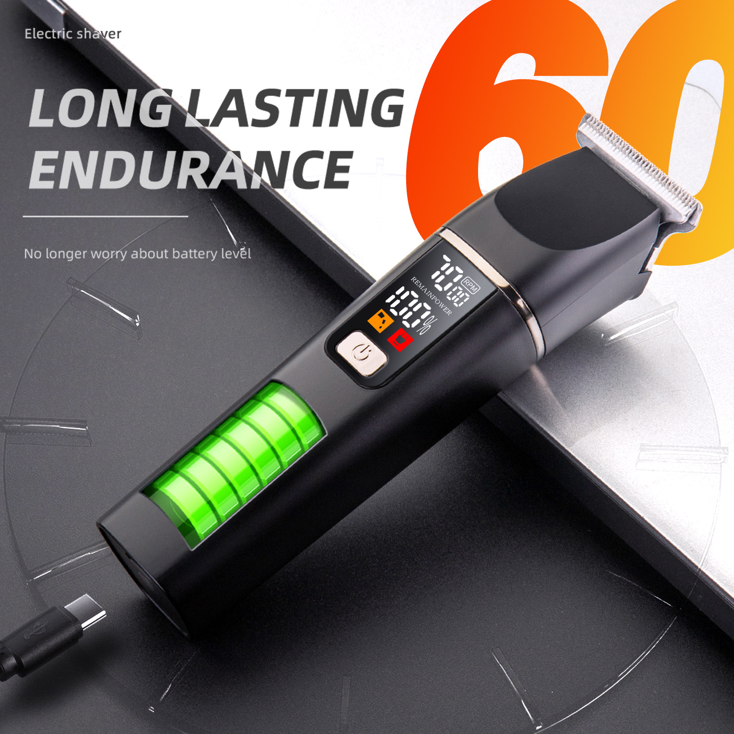 推剪理发器剃头发修剪器家用电推子LED理发店专用油头剪剃光头