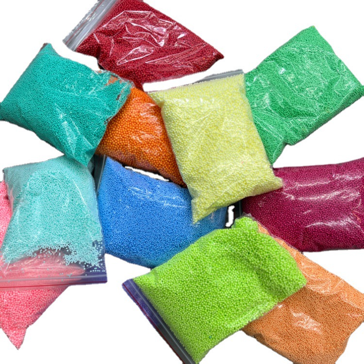 Lazy sofa filling, comfortable throw pillows filled with dense and colorful foam particles, children's early education DIY, eco-friendly polystyrene Application Scenario