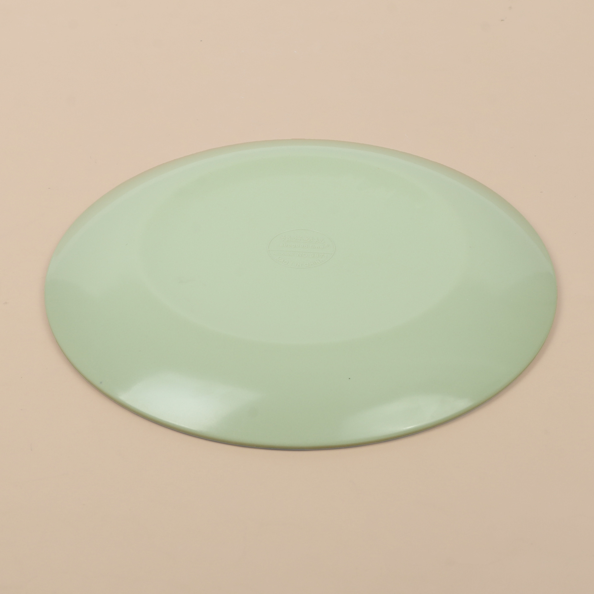 Melamine tableware, melamine bowls, imitation porcelain spoons, Cangshan Hai patterned series products, green bowls and spoons for restaurants and hotels, household use Specification drawing