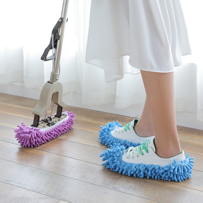 Chenier cleaning mopping shoe covers replace anti-slip, dust-absorbing, water-absorbing, household mopping floor shoe covers. Washable