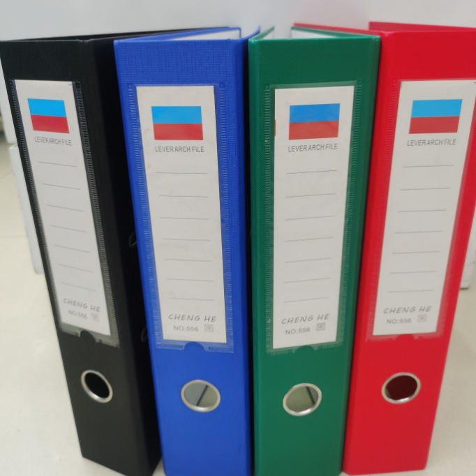 Chenghe Stationery PP quick-pull clips, hole clips, folders, file folders, board clips, loose-leaf clips, PVC Specification drawing