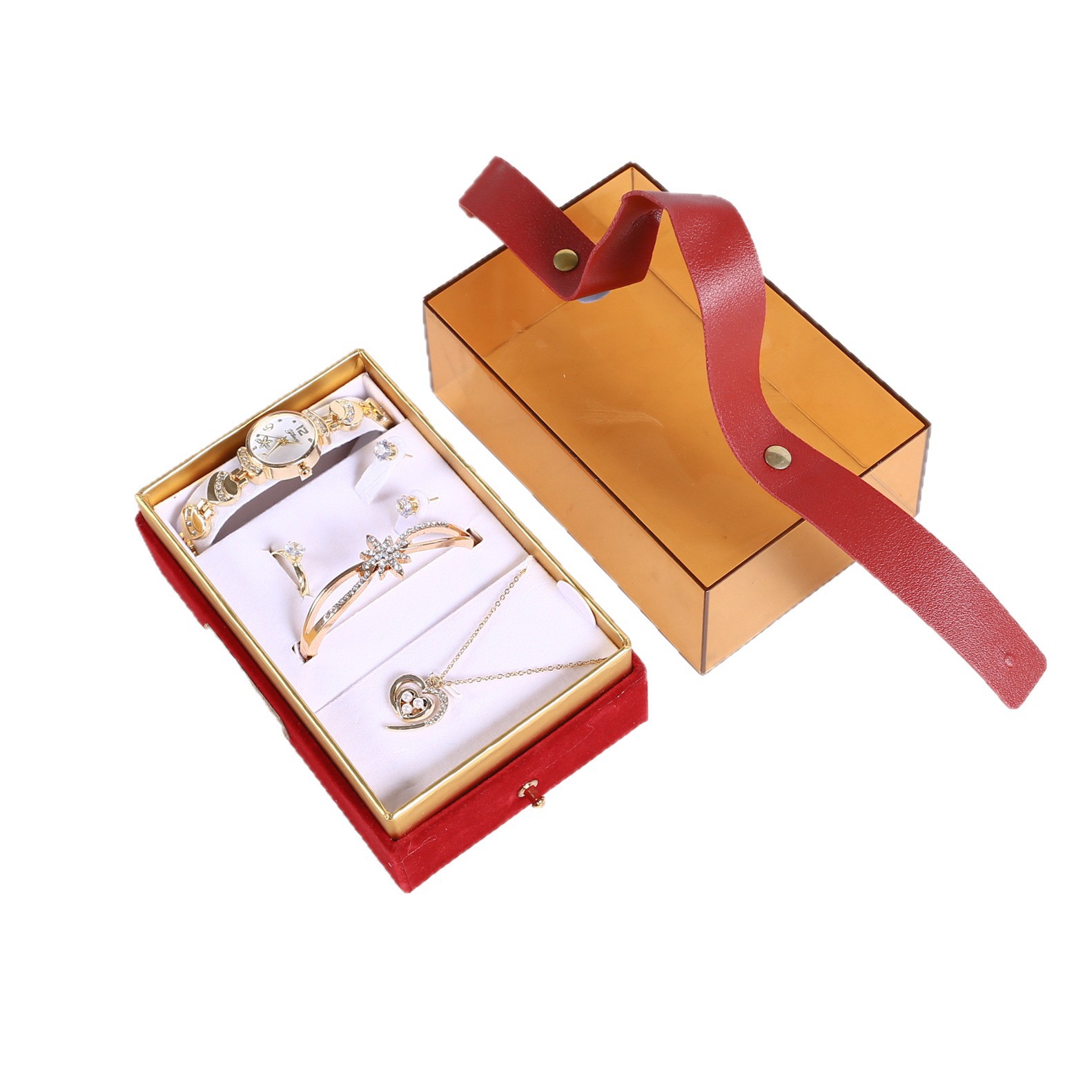 Mother's Day gift set, including a watch, necklace, earrings, light luxury wedding souvenirs, and a handbag for your mother and best friend Application Scenario