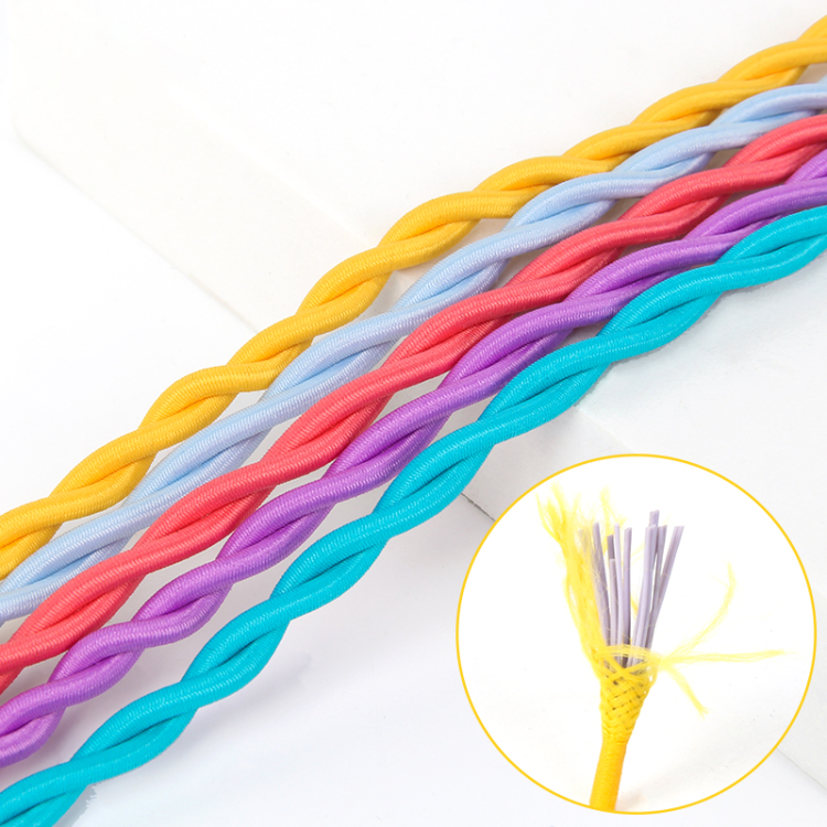 Latex filament elastic round rope, elastic rope, umbrella hanging rope, rubber band shoelace, hat windproof rope, rubber band children's clothes, high elasticity Application Scenario