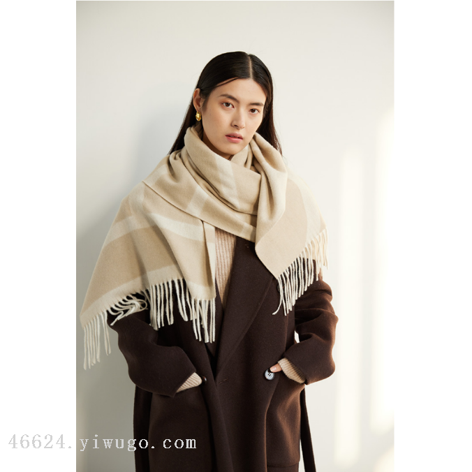 Cross-border scarf wholesale e-commerce live-streaming supply chain supply of new double-sided cashmere scarves Application Scenario