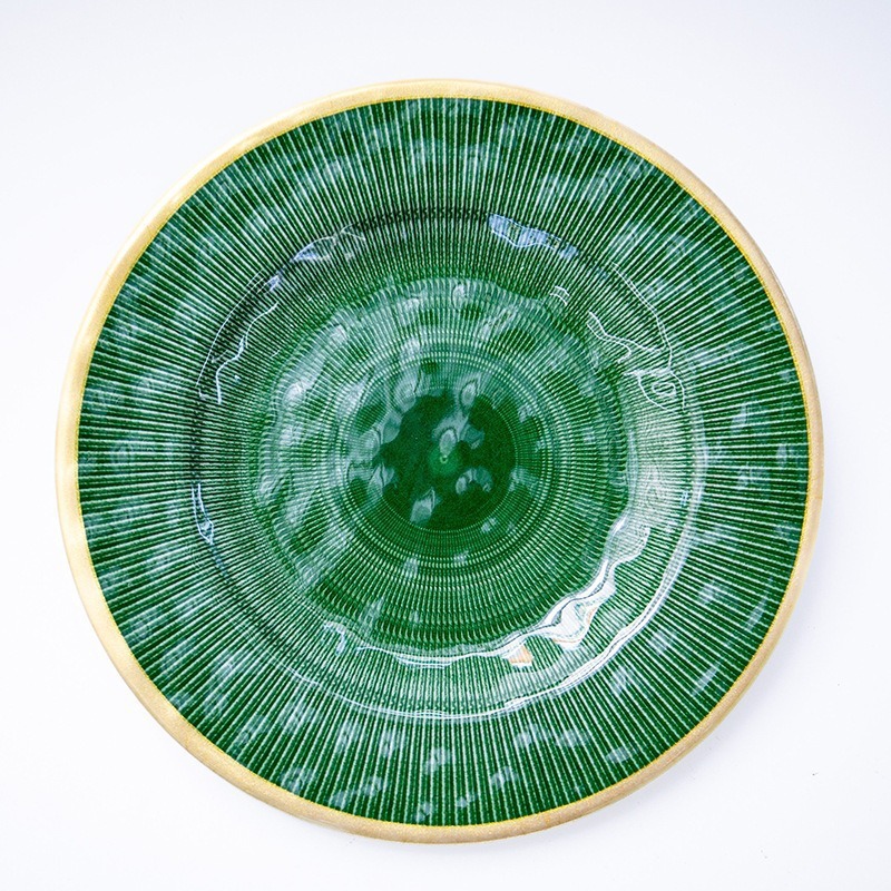 Customized melamine tableware for fast food, light luxury, green bone plate, hot pot restaurants, hotels and buffets Application Scenario