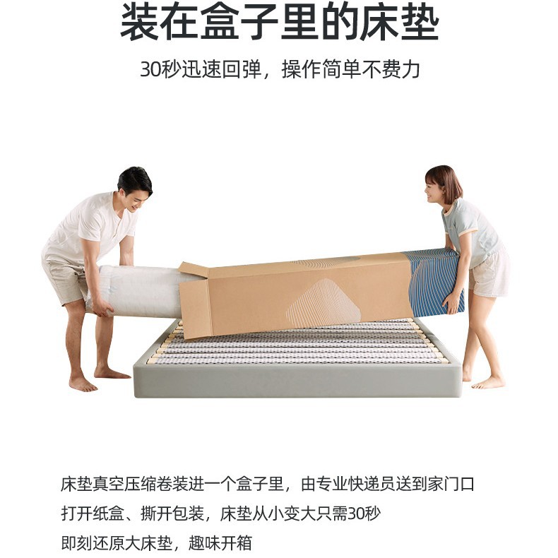 Cross-border roll-wrapped mattresses for children, both soft and hard, and thickened roll-wrapped mattresses for five-star hotels and guesthouses are available for wholesale and distribution
