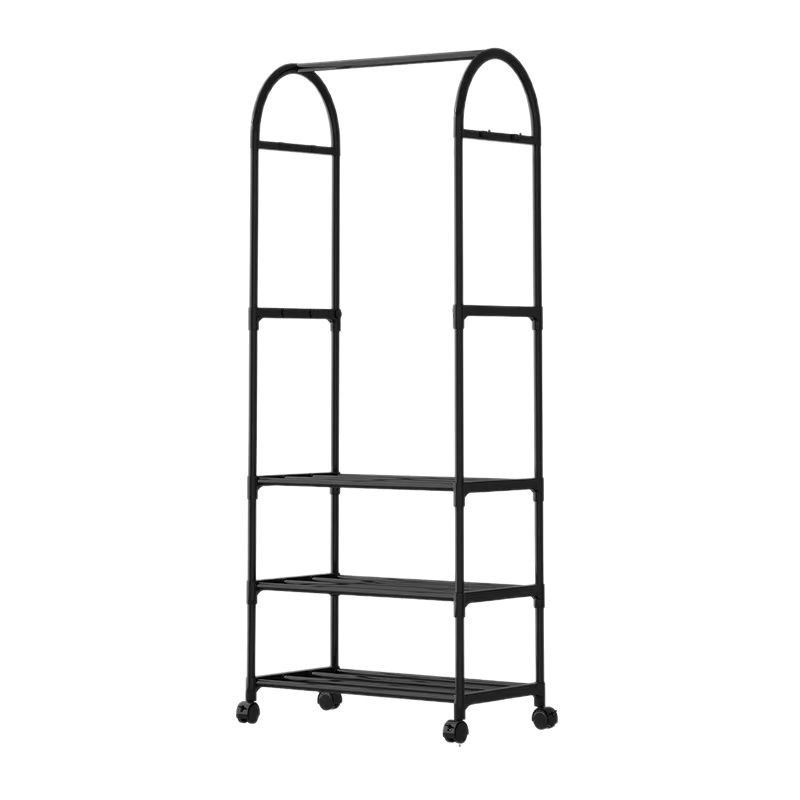 Simple and portable clothes drying rack, coat and hat integrated rack, multi-layer drying rack, multi-functional coat and hat drying rack, shoe drying rack Application Scenario