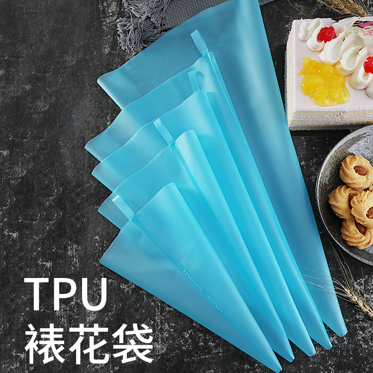 Silicone piping bag, transparent, cream bag supplies, baking tools, piping gun, piping nozzle set, and seam sealing