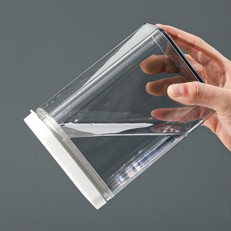 Wholesale of household kitchen vacuum transparent food storage cans and sealed cans for grains and cereals storage boxes, noodle boxes Specification image