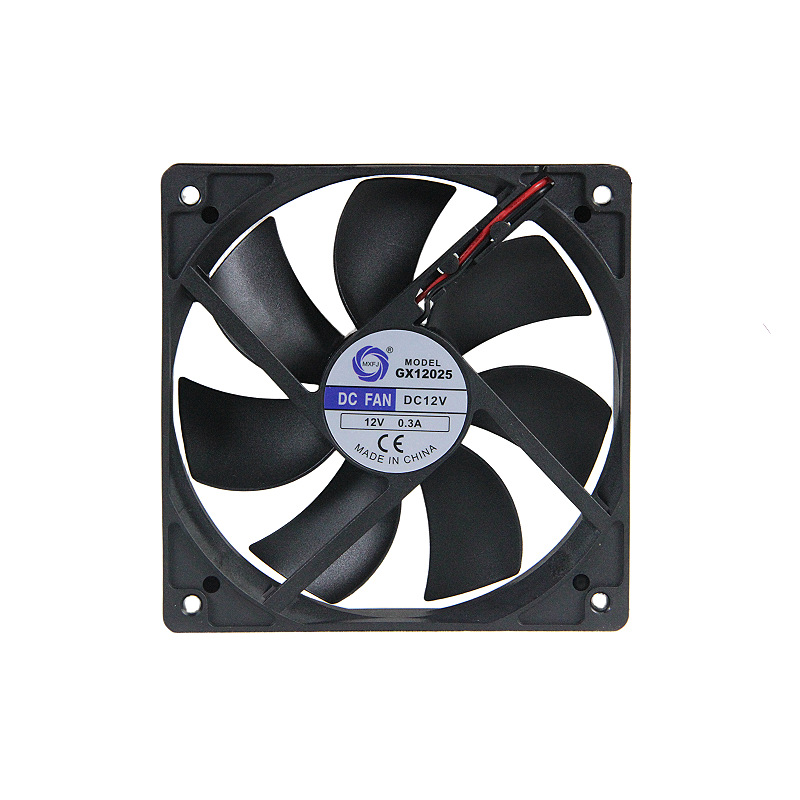 GX12025 DC fan, DC12/24V heat dissipation and cooling high-volume axial flow fan, industrial small fan details Picture