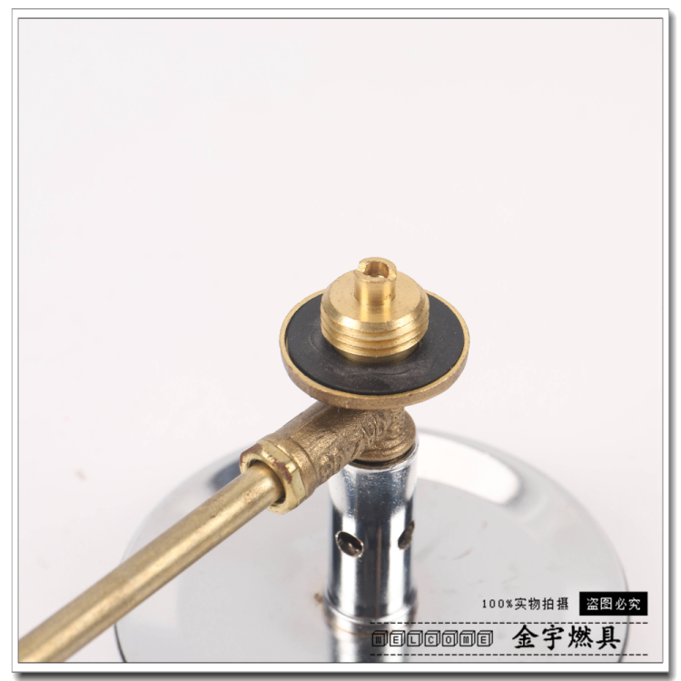 厂家批发户外野营炉头 户外野营煤气炉头煤气钢瓶不锈铁炉头白底实物图