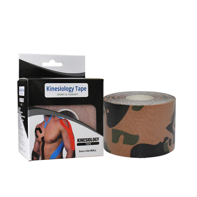 The foreign trade muscle patch elastic sports tape prevents muscle strain. The inner effect patch is individually packaged elastic muscle patch Application Scenario