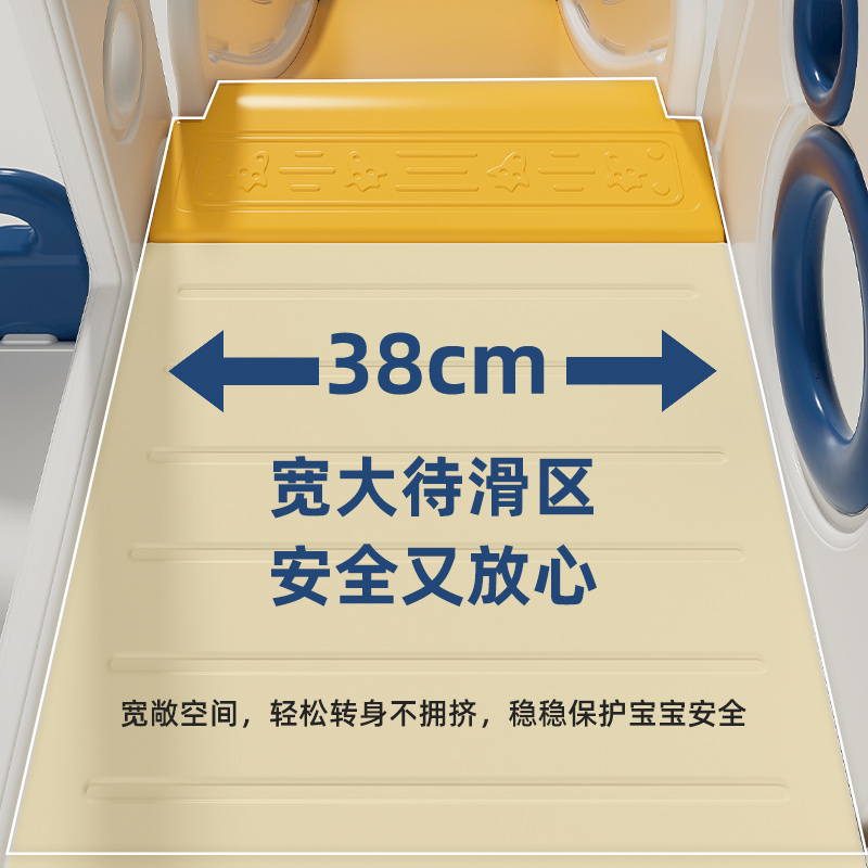 Children's slide, indoor household small baby slide, folding multi-functional children's toy, family small playground Specification image