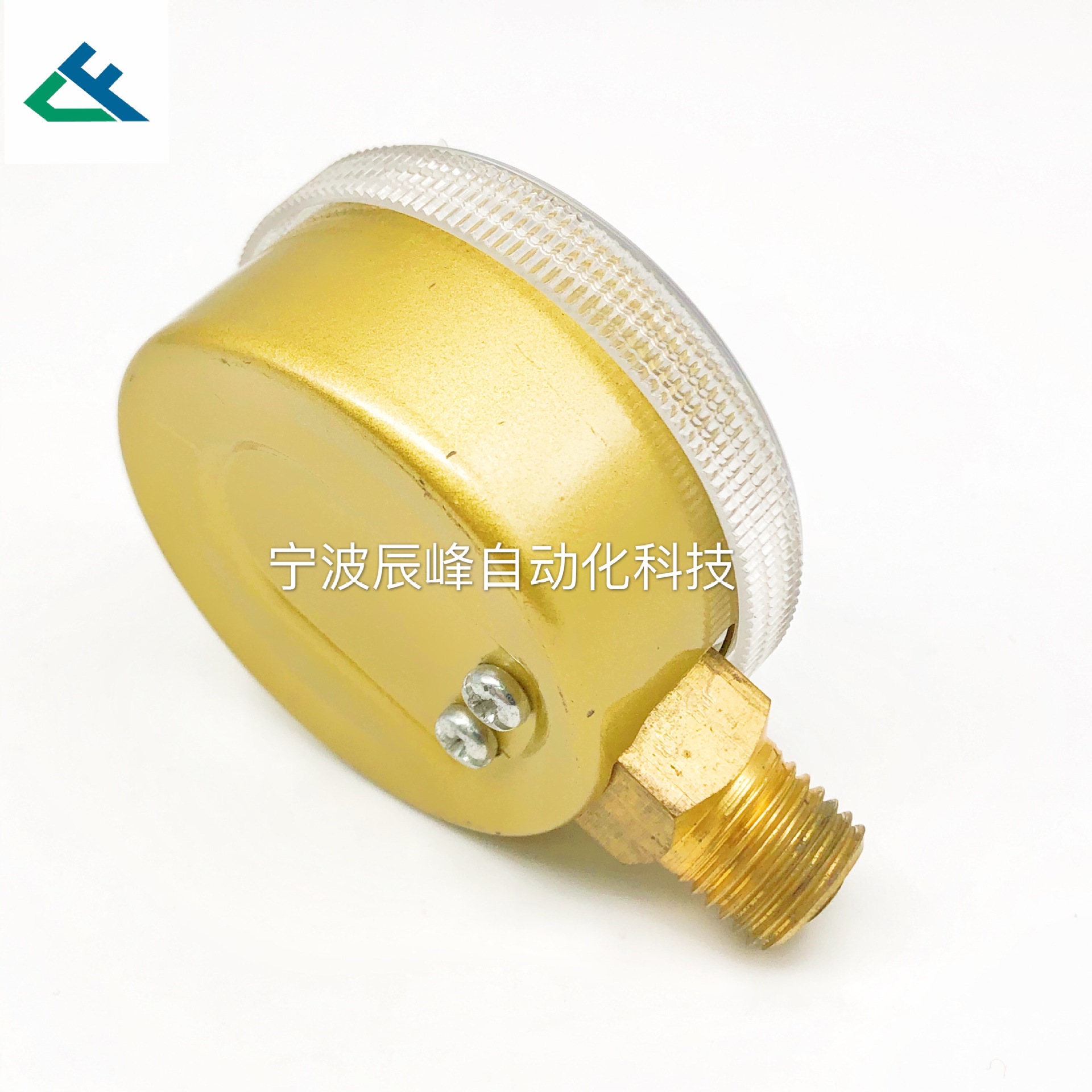 4MpaY50 Radial gold powder screw cap pressure gauge