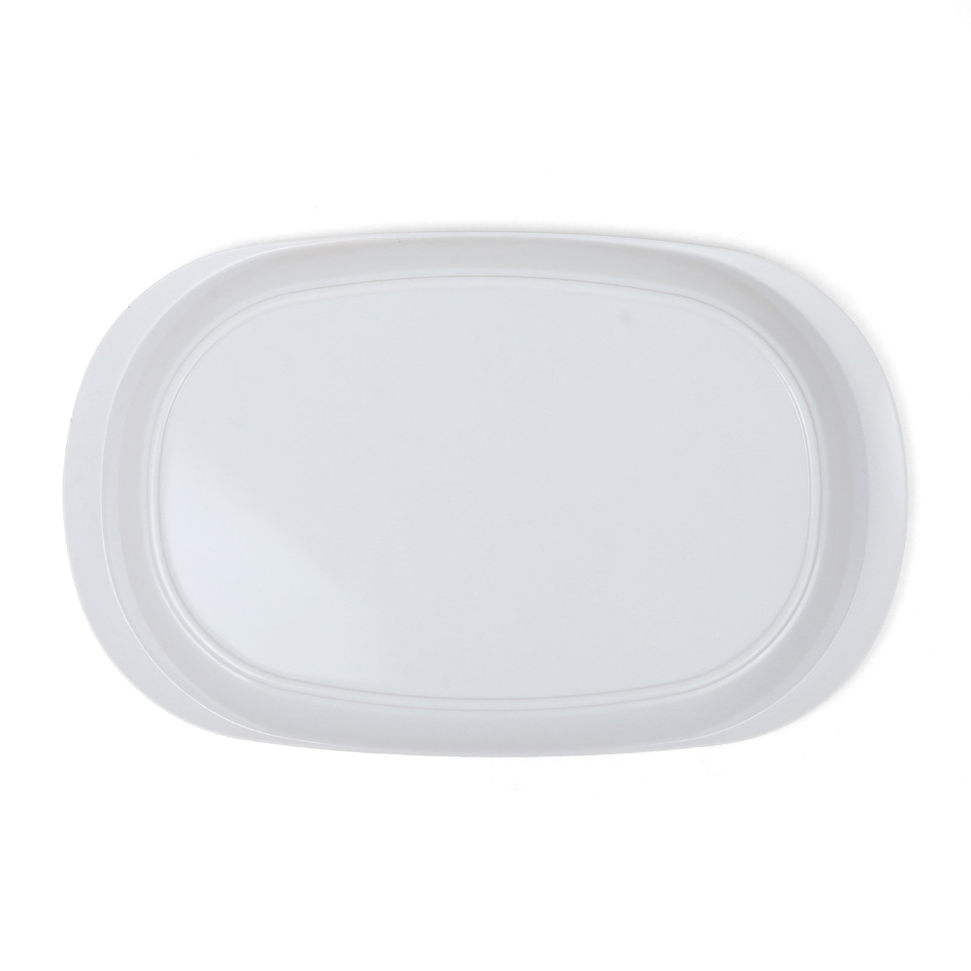 Cross-border rectangular plastic melamine trays, water cups, tea trays, hotel restaurant plates, dinner plates, hotel plating Application Scenario