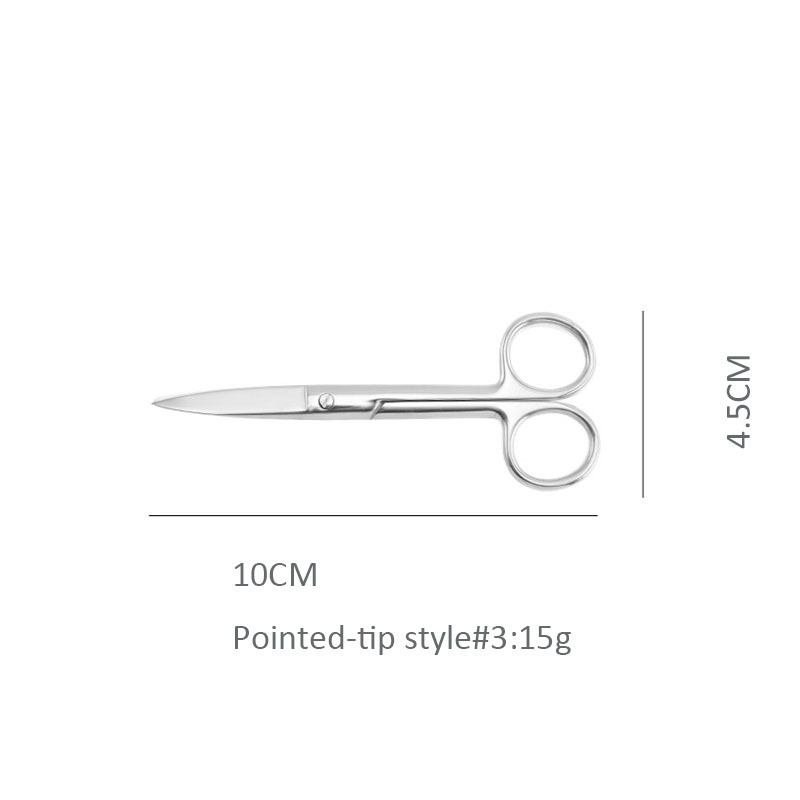 Stainless steel surgical scissors, thread removal scissors, round-tipped scissors, pointed gauze scissors, cross-shaped embroidery scissors Application Scenario