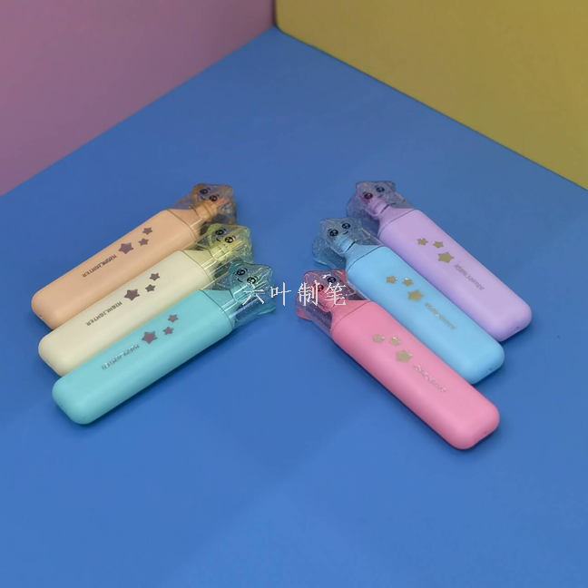 点石批发/荧光笔红色/荧光笔单色/文具/荧光产品图