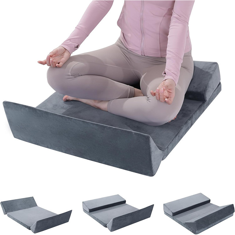 Cross-border adult meditation cushion, special cushion for sitting meditation, home meditation wonder, cross-legged sponge cushion, yoga cushion Item Picture