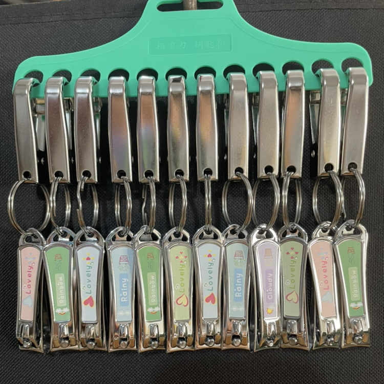 Wholesale medium-sized slanted nail clippers, No. 10 chrome color, cartoon nail clippers, nail nail clippers, cute girls Specification image