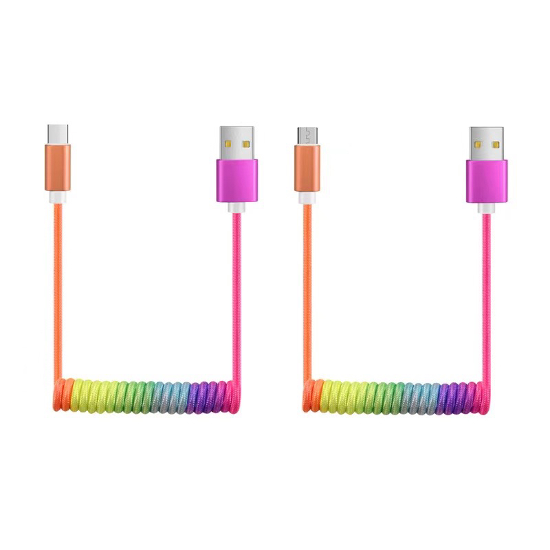 Colorful slingshot data cable
