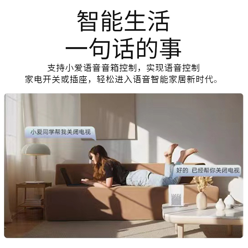 国标智能插座可接入米家WiFi手机APP定时开关远程遥控智能语音产品图