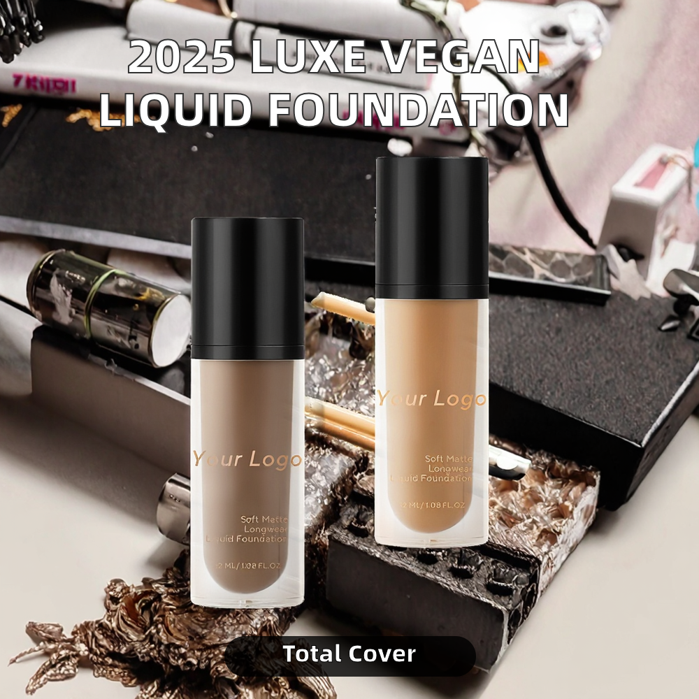 Luxurious concealer Whitening Oil-control Foundation, suitable for dark skin. Unbranded self-owned brand foundation