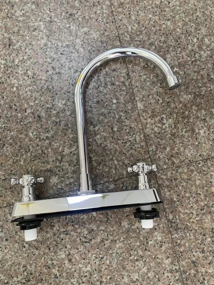 水龙头 厨房洗菜盆龙头 开平龙头仿古龙头 双开龙头